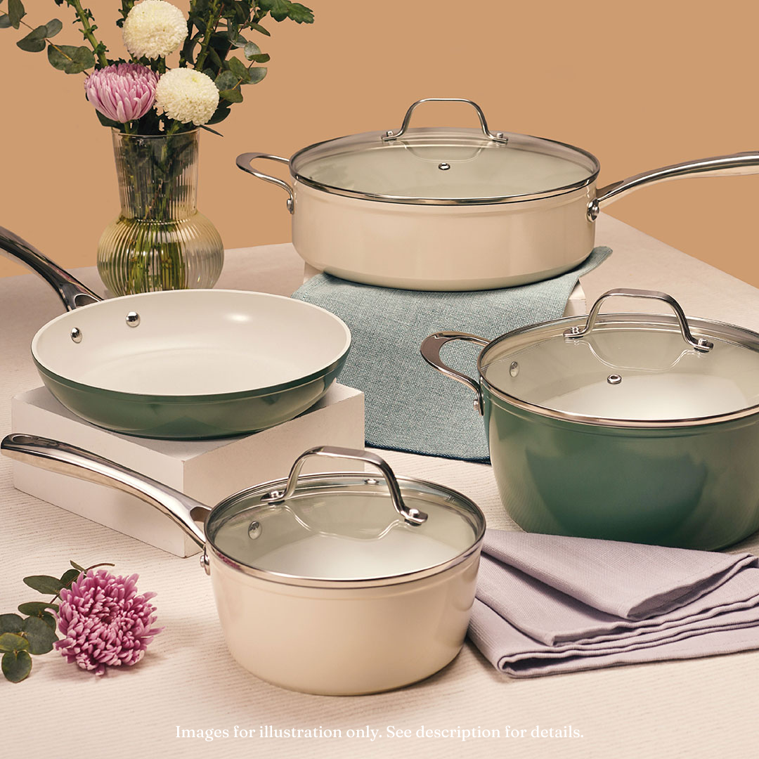 9-Piece Cosmo Set (Green Bean + Cream)
